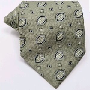 Leo Lang Made in Italy Sage Green Geometric Print